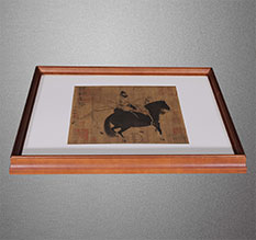 眉山书画装裱配框服务案例